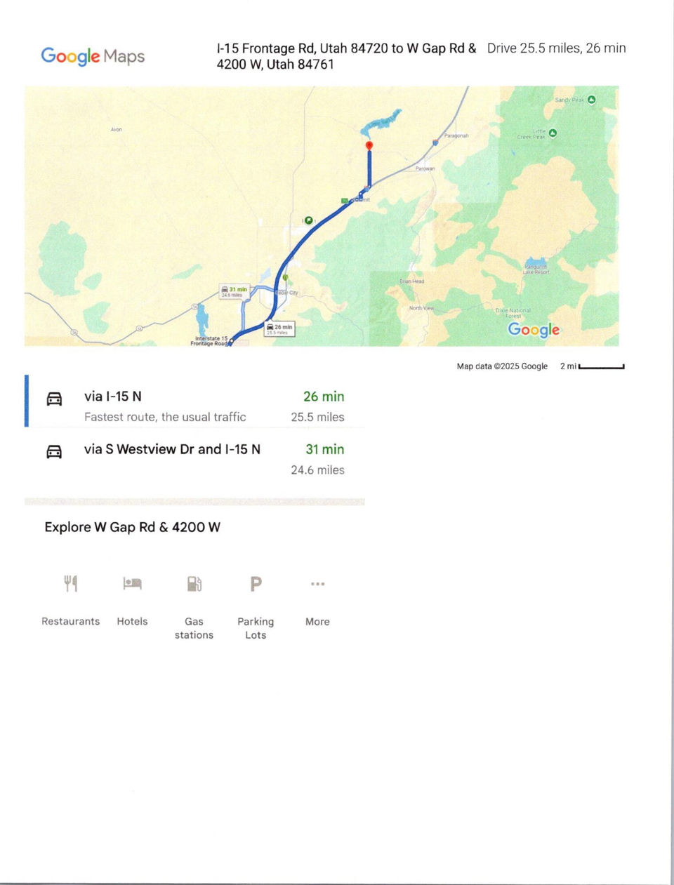217.05 Ac. Gap Rd Near 4200 W, Parowan, photo 2
