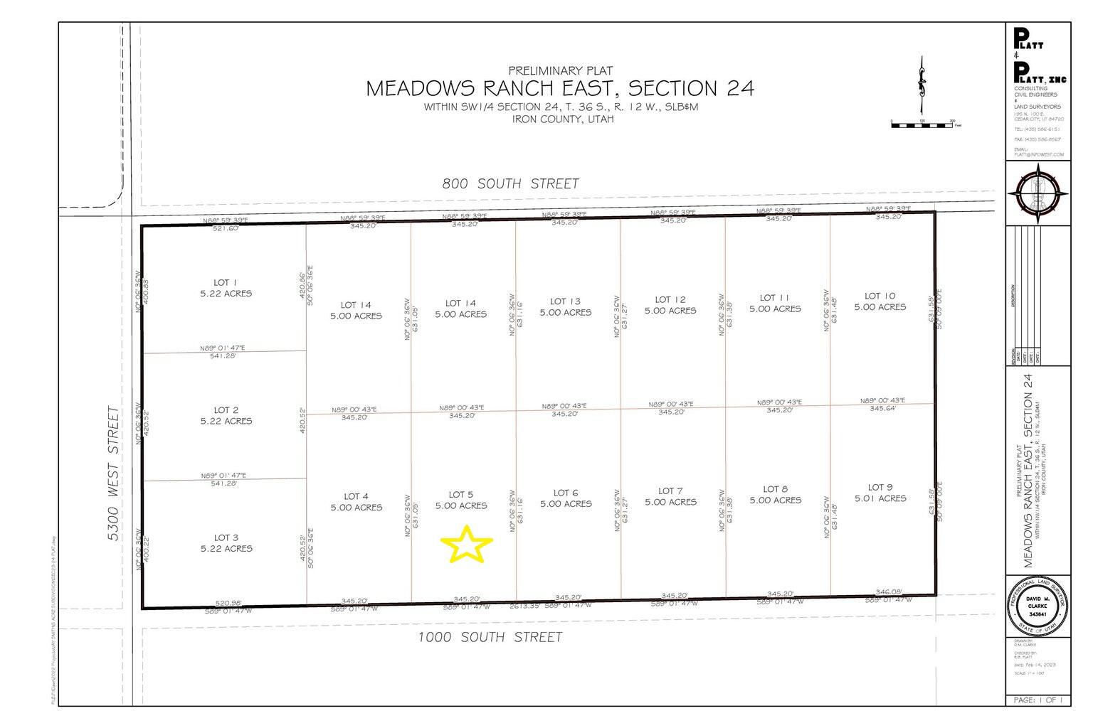 800 S 5300 W, Lot 5 Ph 2, Cedar City, photo 2 of 29