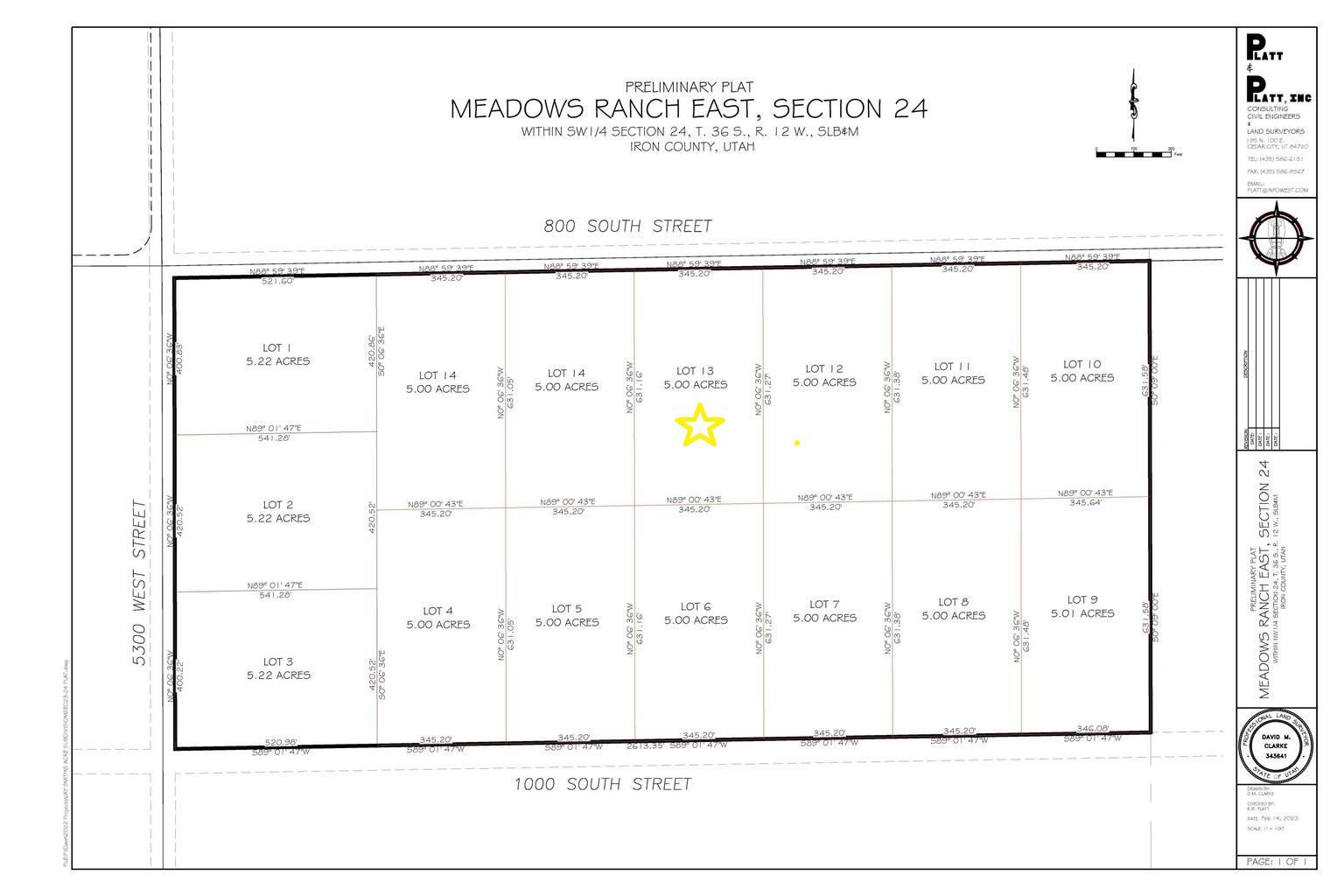 800 S 5300 W, Lot 13 Ph 2, Cedar City, photo 2 of 29