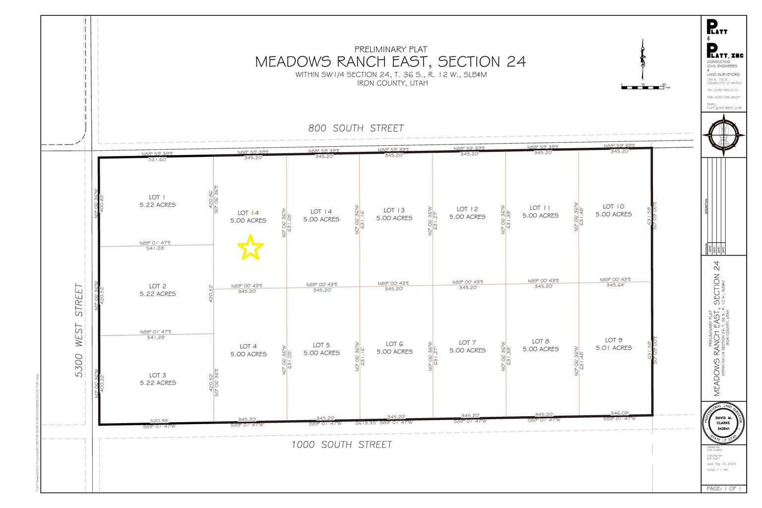800 S 5300 W, Lot 15 Ph 2, Cedar City, photo 2 of 29