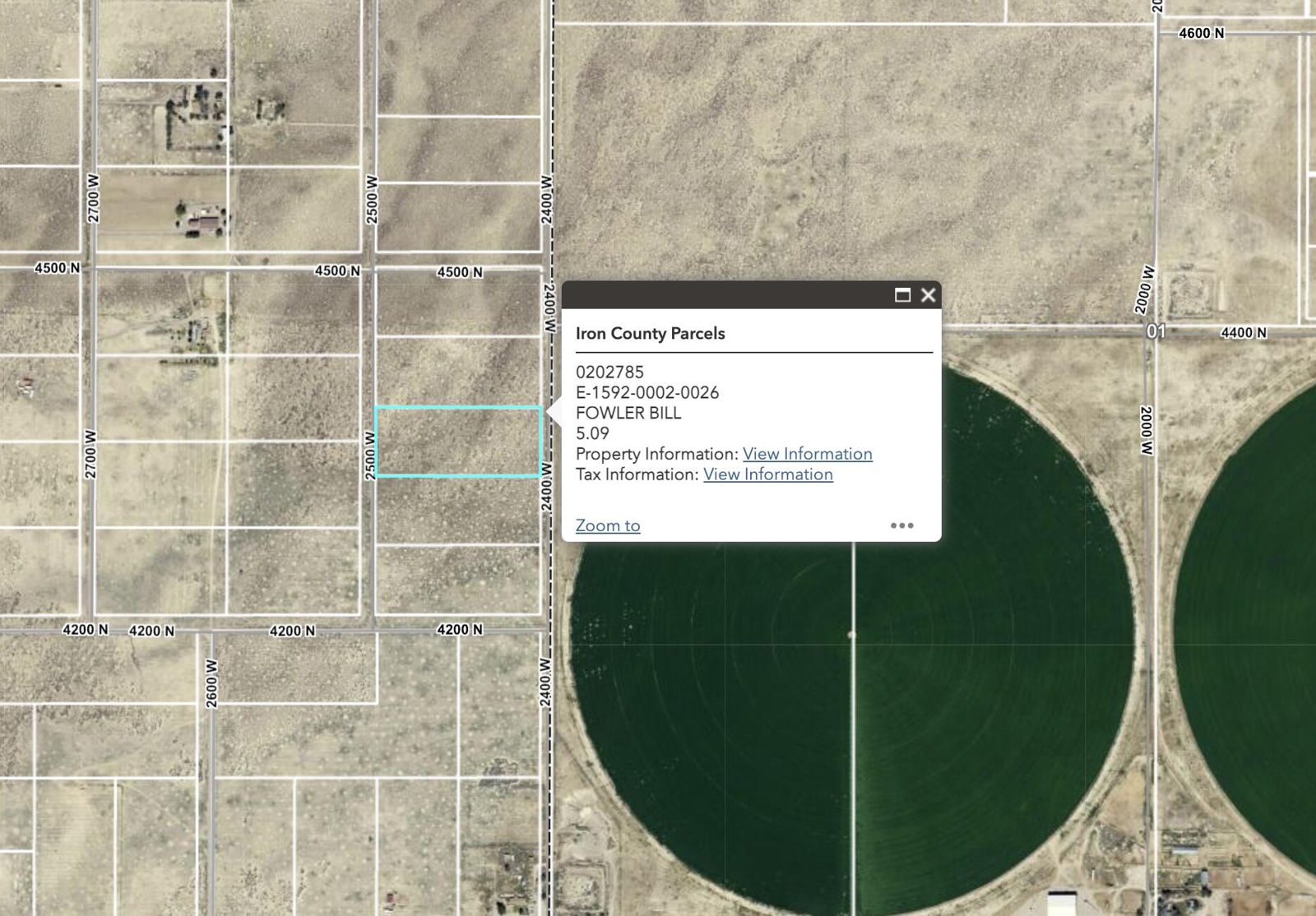5.09 Acre w/ 0.50 AF Water, Beryl, photo 7 of 11