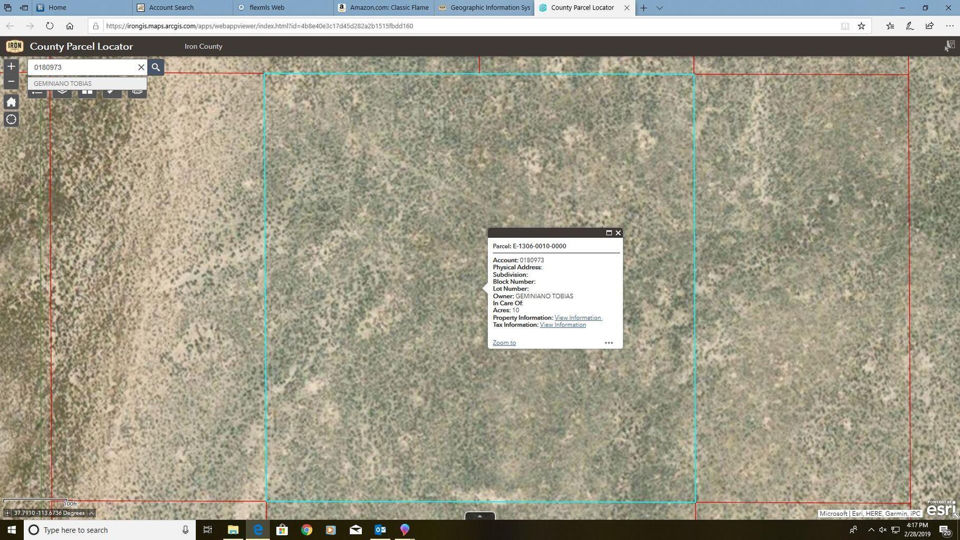 10 Acre Parcel Near Beryl, Beryl