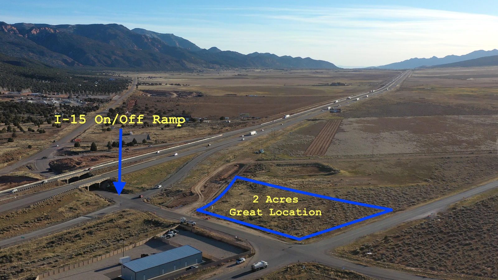 2 Acres I-15 Exit, Hamilton Fort, photo 1