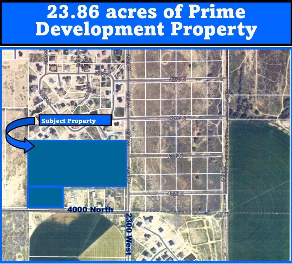23.86 acre along 2300 W & 4000 N, Cedar City